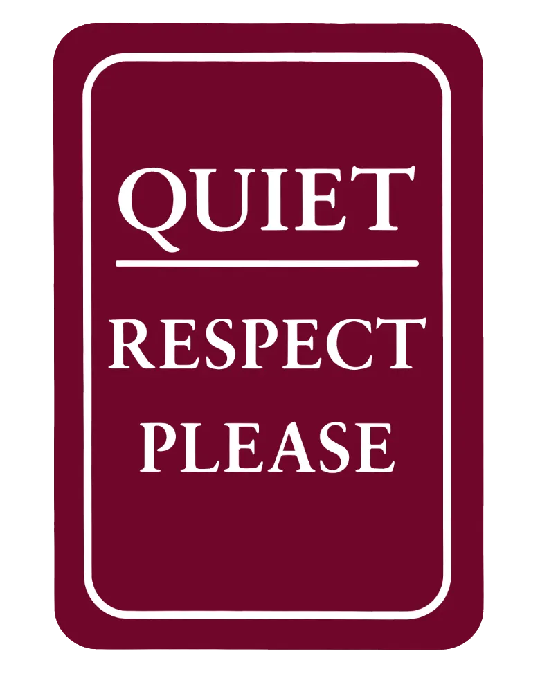 Silence and Respect