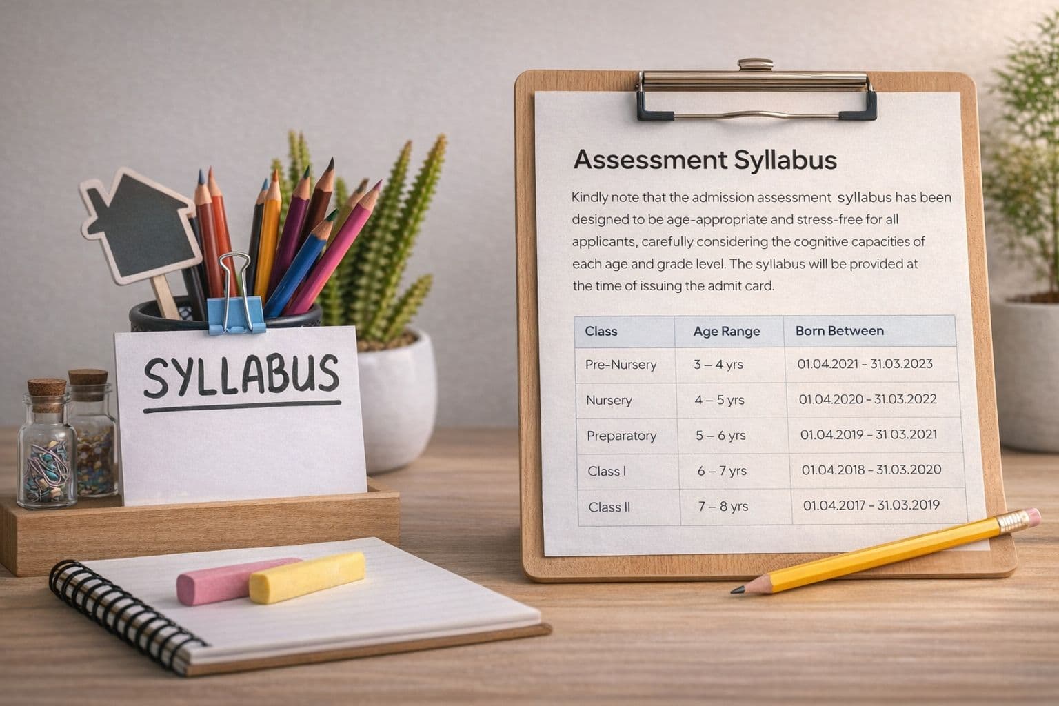 Assessment Syllabus