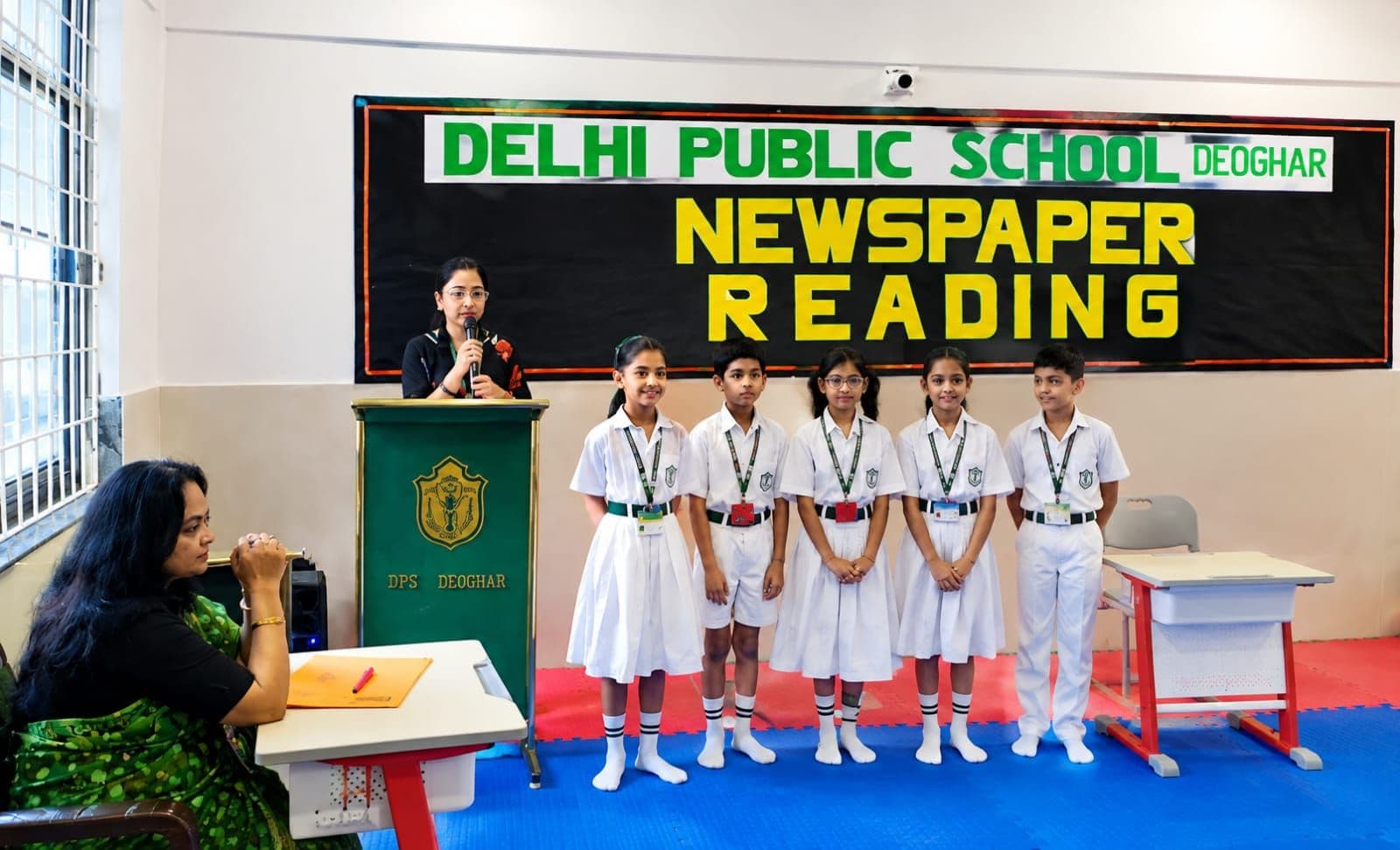 Inter House news reading competition